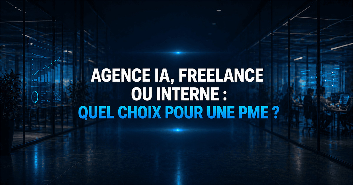 Deux options pour un premier projet d'automatisation IA en entreprise ou collectivité : agence ou recrutement interne