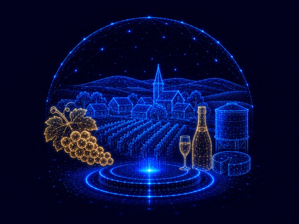 Communes rurales champenoises autour de Châlons : viticulture et agroalimentaire
