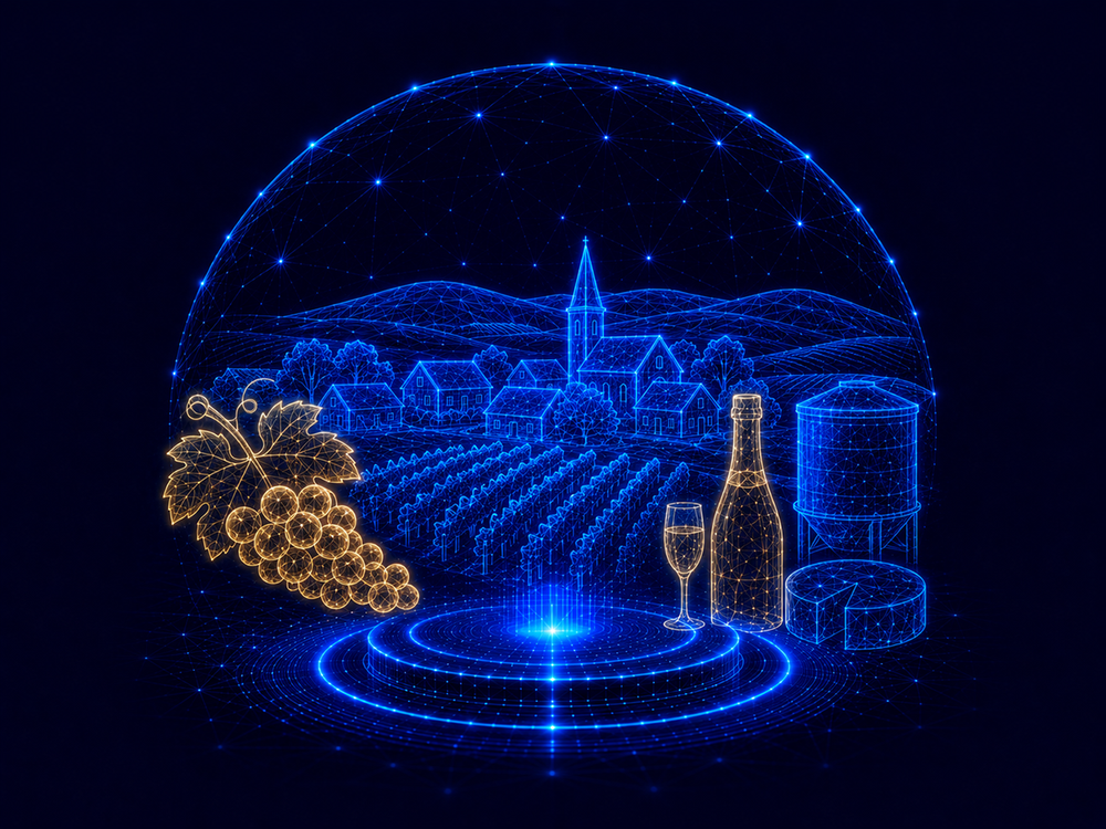 Communes rurales champenoises autour de Châlons : viticulture et agroalimentaire