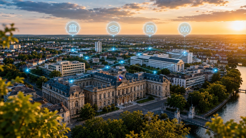 Services publics de Châlons : préfecture, conseil départemental, structures éducatives et hospitalières