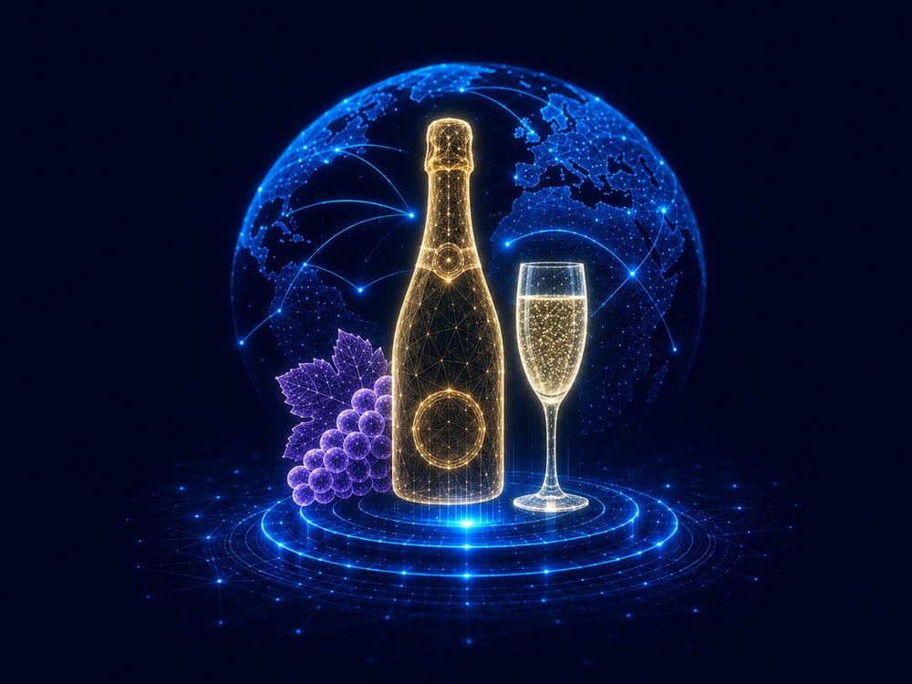 Vignes de Champagne près de Reims — filière viticole d’excellence et export mondial