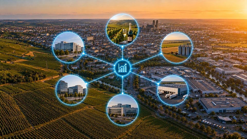 Économie de la Marne : champagne, agroalimentaire, santé et logistique